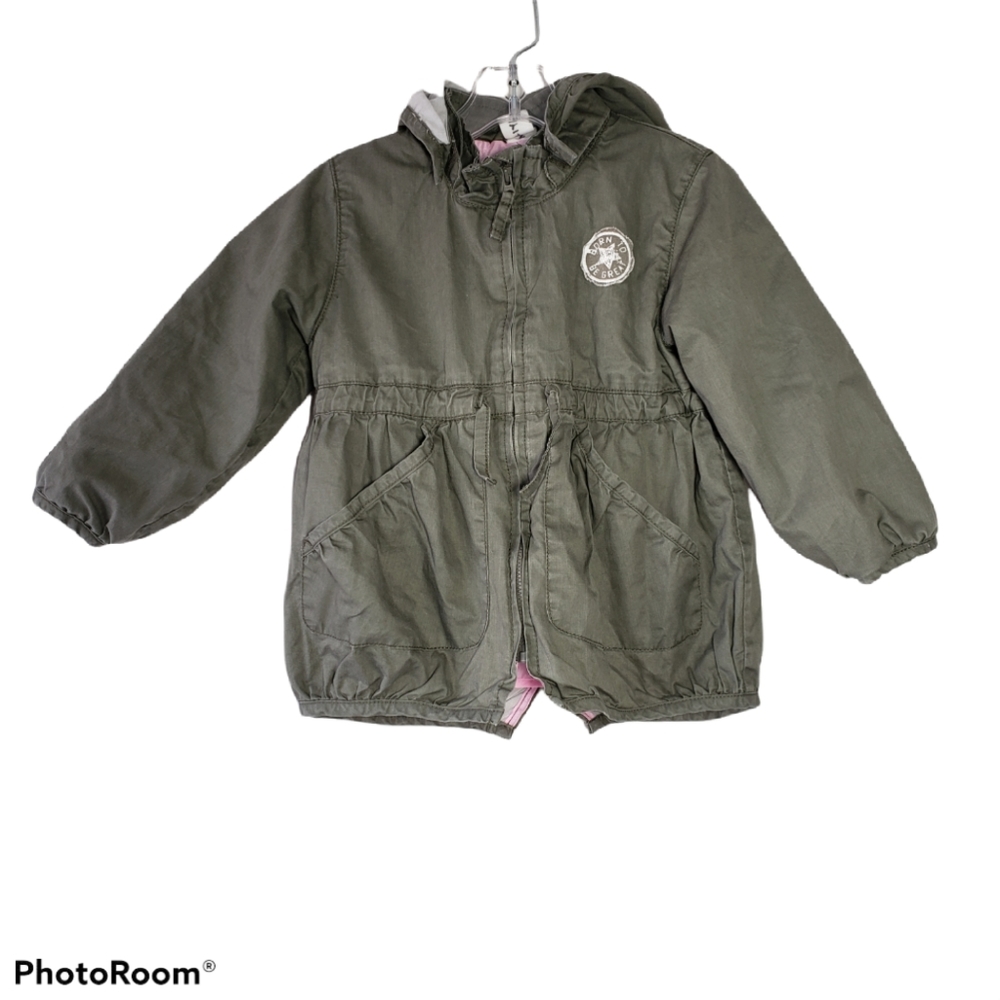 Olive Green H&M Hooded Jacket